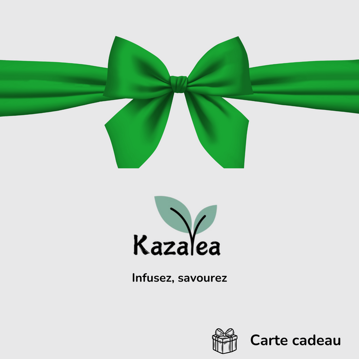 Kazatea Gift Card: Offer a unique experience of tasting Teas and Herbal Teas