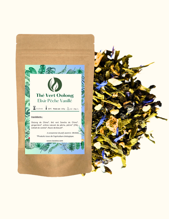 Oolong Tea - Organic Peach Vanilla