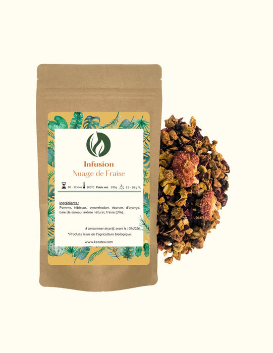 Strawberry Charlotte Infusion (strawberry, cream) - Organic