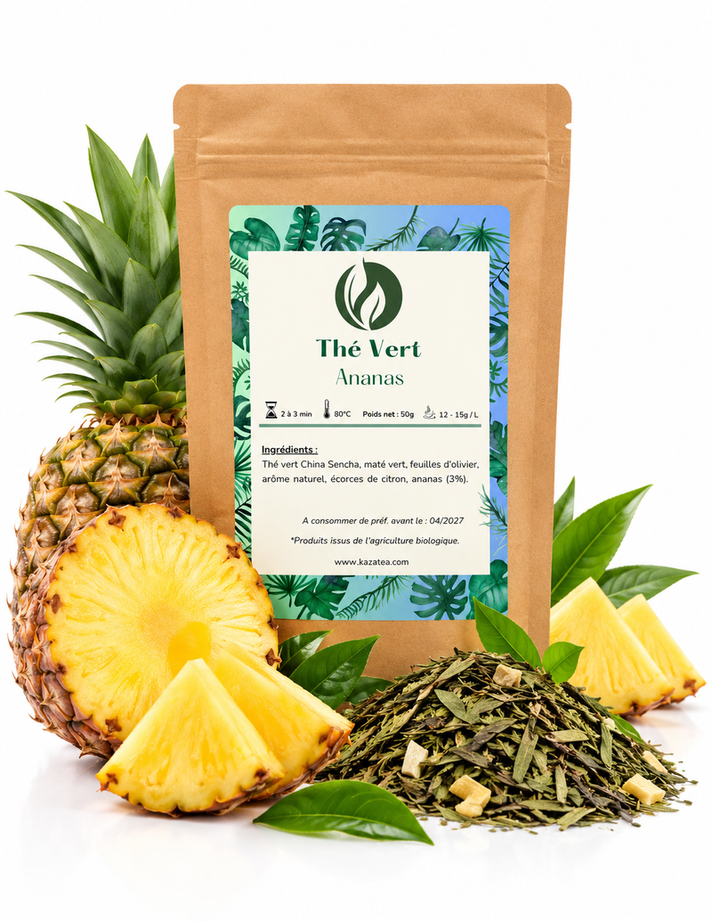 Thé Vert Maté-Ananas