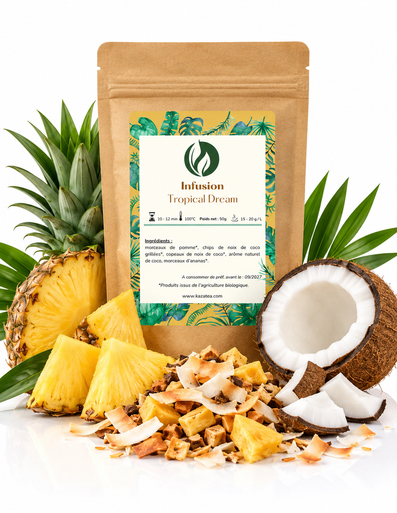 Infusion Tropical Dream-Ananas-Pommes-Noix de Coco