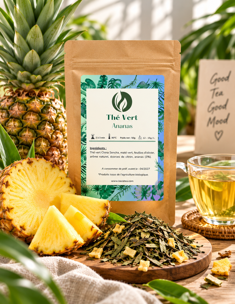 Thé Vert Maté-Ananas