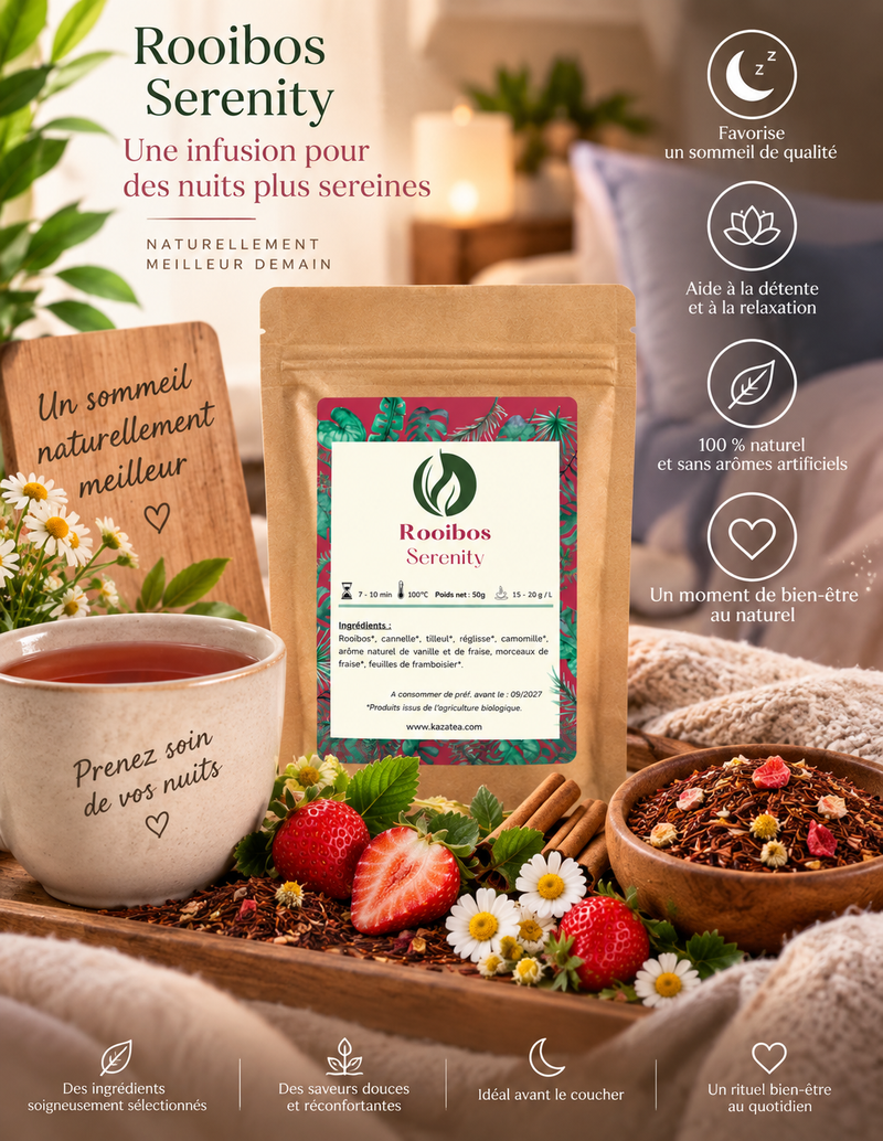 Rooibos Serenity-Douce nuit-Camomille Tilleul