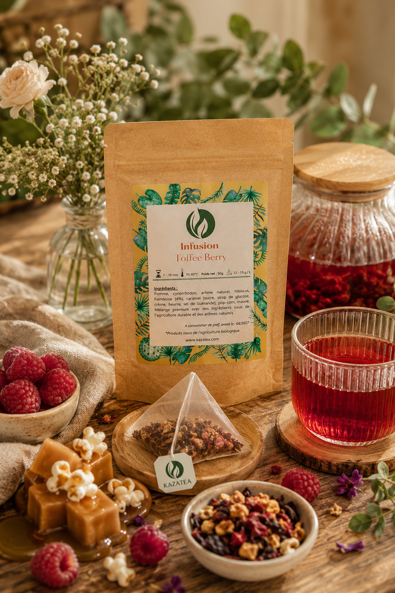 Infusion - Toffee Berry - Framboises-Caramels