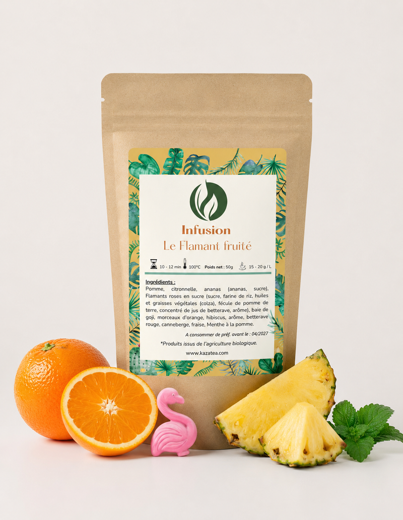 Infusion - Le Flamant Fruité - Ananas-Oranges