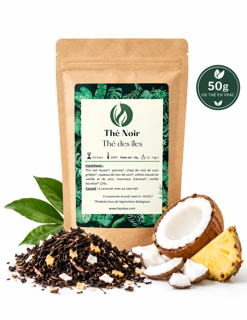 Black tea - Organic Vanilla Coconut