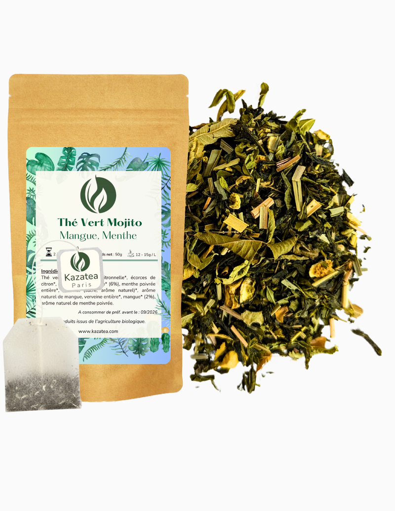 Mojito green tea - Organic mango mint