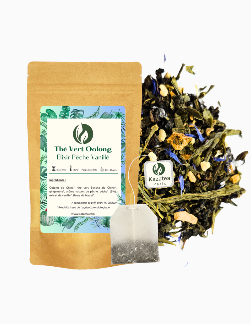 Oolong Tea - Organic Peach Vanilla