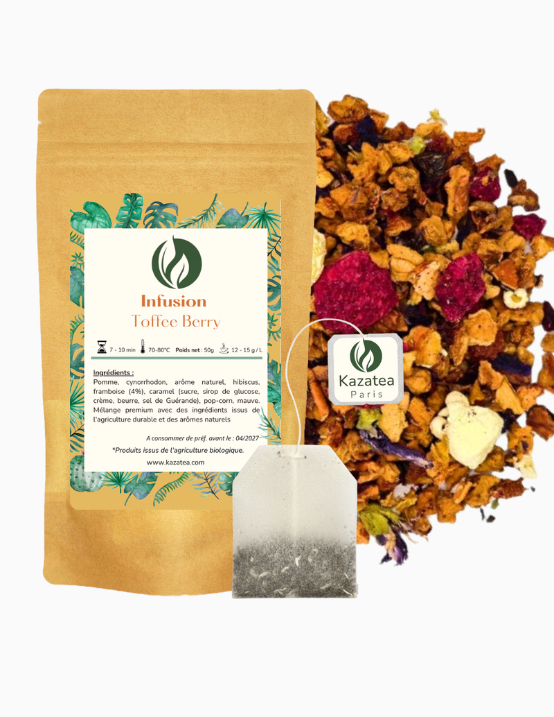 Infusion - Toffee Berry - Framboises-Caramels