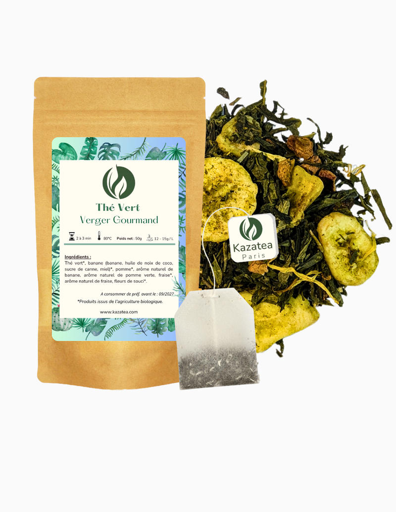 Green tea - Banana, Apple, Strawberry Organic