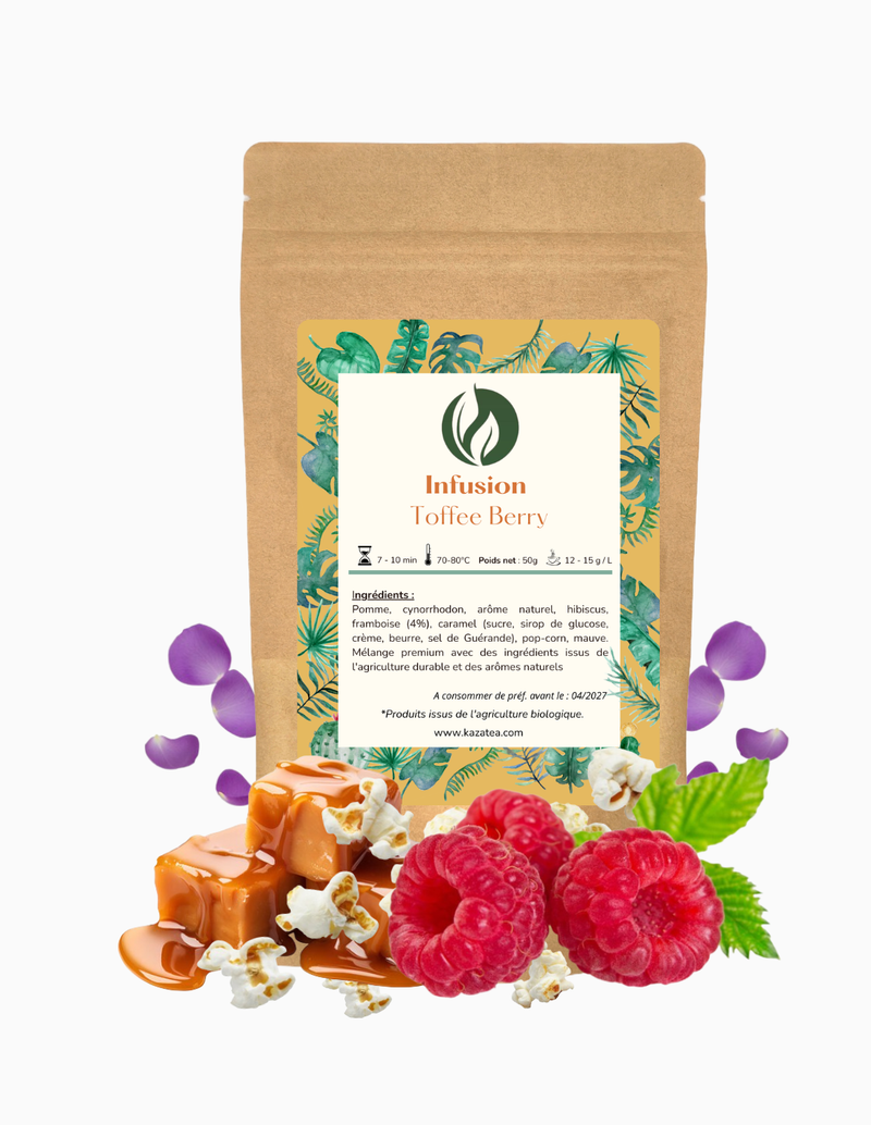 Infusion - Toffee Berry - Framboises-Caramels