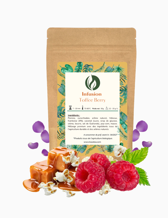 Infusion - Toffee Berry - Framboises-Caramels