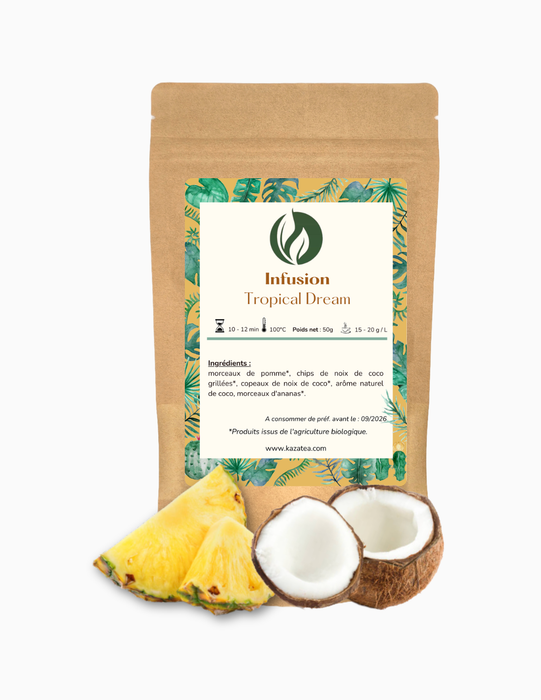 Infusion Tropical Dream-Ananas-Pommes-Noix de Coco