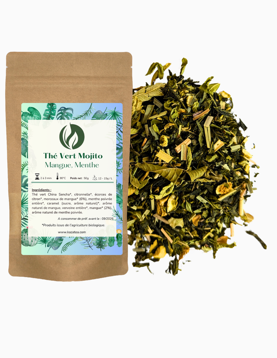 Mojito green tea - Organic mango mint