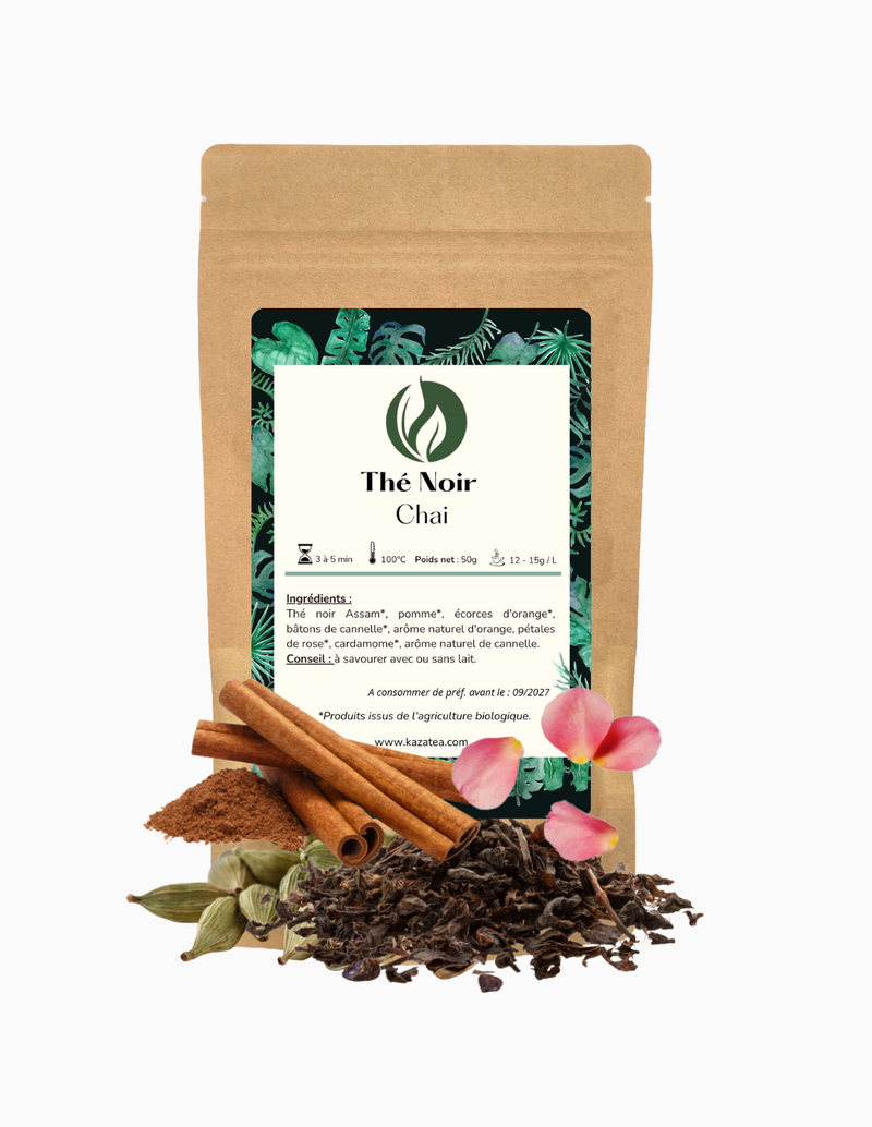 Thé Noir Chaï - Orange-Cannelle
